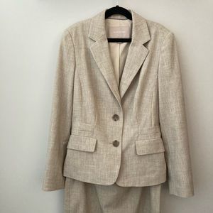 Banana Republic Tan Suit Blazer Petite 0